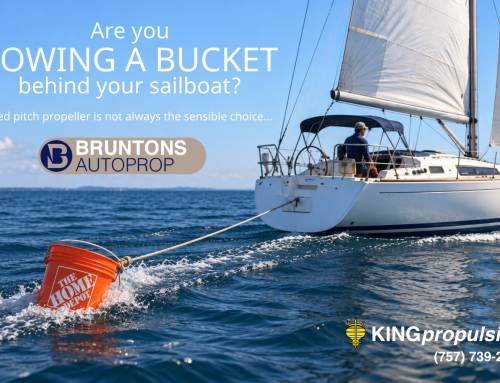 Are you towing a bucket behind your sailboat?